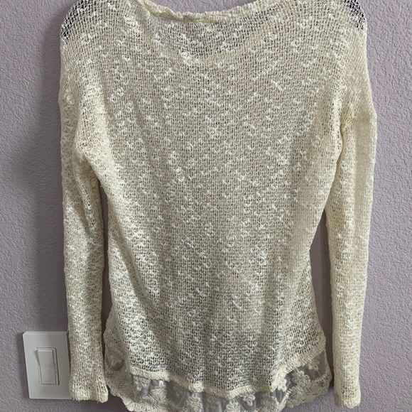 American Rag Mesh/Lace Shirt - Picture 2 of 4